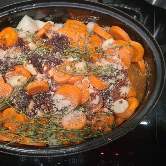 De voorbereidingen voor ’t kerstdiner