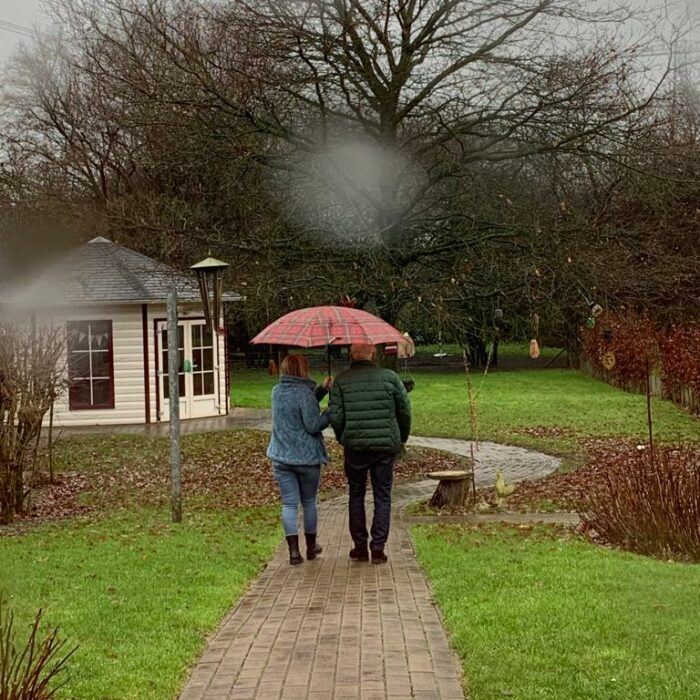 Ook met regen even naar buiten