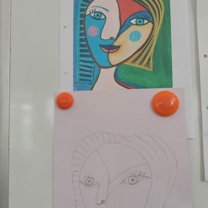 zelfportretten ala picasso